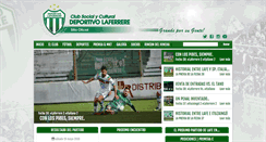 Desktop Screenshot of deportivolaferrere.org