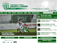 Tablet Screenshot of deportivolaferrere.org